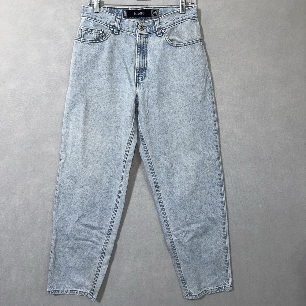 Levis Silver Tab LOOSE Vintage Denim Blue Jeans Men's 30x30 Made in USA 90s Punk
